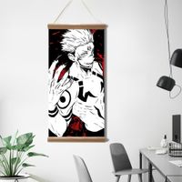 Groothandel Japanse anime Posters Jujutsu Kaisen Decoratie Canvas Scroll Schilderijen Wall Art Home Decor Foto's Woonkamer