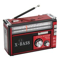 RX-381BT BT-Lautsprecher mit 3-Band-Radio FM / AM / SW-Retro-tragbarer Wireless-Lautsprecher unterstützt TF-Karte USB-Disk MP3-Musik-Player