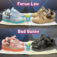 Fashion Sneakers منتدى منخفض X Bad Bunny الاحذية أحذية العودة إلى المدرسة الجليد الأزرق الرمادي الأرنب أول مقهى عيد الفصح البيض أعلى جودة الرجال النساء المدربين