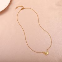 2022 Sweet Butterfly Pendant Necklaces Fairy Simple Clavicle Chain Choker Japan and South Korean Style Necklace for Women party jewelry