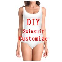 CLOOCL 3D Printed Women Swimsuit Personalized DIY Bathing Su...