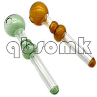 QBsomk Short Smoking Pipes with colored calabash Curved Mini...
