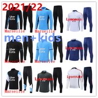 2021 2022 Yetişkin Trascksuit Erkekler ve Çocuklar Set Futbol Futbol Eğitim Suit 21 22 Om Survetement Maillot Ayak Chandal