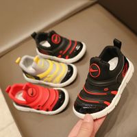 Wholesale Caterpillar Kids First Walkers 0T-2T Baby Shoes Spring Autumn Child Study Walk Sports Shoes Enfant Boys Girls Casual Toddler Shoes Fashion Yellow Red Black