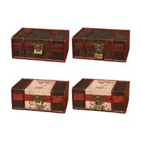 Ювелирные изделия мешочки, сумки старинные деревянные хранения коробки для хранения ручной работы украшения для ручной работы для женщин мужчины драгоценные камни домашнего декора акценты