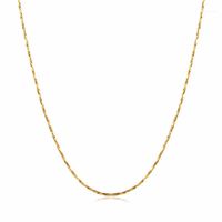 Women's Fine Thin Chain For Pendant 18KGP Electroplate Gold Rose Silver 0.5mm Necklaces Chains Fastness To Fading Chains1