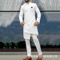 Compre al por mayor Ropa De Fiesta Blanca Para Hombre de bajo precio \u0026 de  calidad con envío gratuito | Es.DHgate