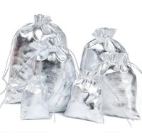 Bolsas de embalagens visam joias de jóias de gaze planata de serra 7x9 cm 9x12cm 11x16cm / 13x18cmjewelry bolsas de bolsas para favores de casamento