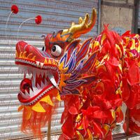 A estrenar Chinese Spring Day Stage Wear Dragon Dance Festival Folk Original Celebración Traje Tradicional Cultura Ropa Teatro Prop Carnival Parade Show