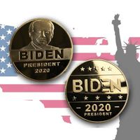 Creative Art Collection Biden President Commemorative Mynt Metall Badges Hem Dekoration Hantverk Partihandel