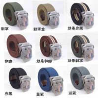 Outdoor Custom Alloy Automatic Buckle Men Belts Tactical Military Canvas Nylon Tactical Belts