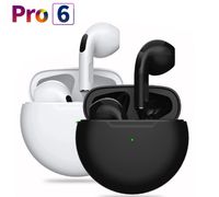 Pro6 Bluetooth Headphones Wireless Earphones Earbuds Ear Bods Stereo Sport Waterproof Headset For Iphone Smart Phones With Retail Box High Quality