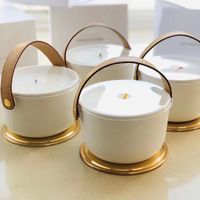 Aromatherapie IV Parfüm Kerze Duft 220g Dehors II NEIGE Feuilles d'Or l Blanche L'Air du Jardin mit versiegelter Geschenkbox