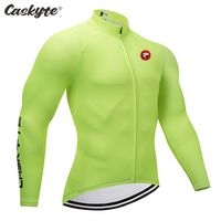 2021 Caskyte Hommes Colors Cyclisme Jersey Jersey à manches longues Roap Ciclismo Vêtements Vélo Vélo Vêtements de vélo