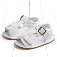 First Walkers Summer Born Sandals Shoes Baby Boy White Infant Girl Toddler Walk Anti Slip Sneaker Beach