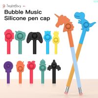 DHL Free Press Bubble Pen Cap Decompression Toys Silicone Pu...