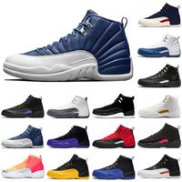 أعلى جودة أحذية كرة السلة jumpman 12 12 ثانية رجل أحذية رياضية الحجر الأزرق جامعة الذهب ovo المدربين حجم 40-47