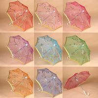 1 pc diâmetro 30cm bordado guarda-chuva decoração decoração dança adereços guarda-chuva fotografia adereços temperamento sol guarda-chuva q0810