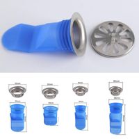 Other Bath & Toilet Supplies Floor Drain Seal Deodorant Silicone Core Insect Control Backflow Preventer One Way Valve For Bathroom Pipes Tub