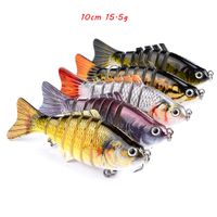 5pcs lot Multi- section Fish Hard Baits & Lures Multicolor Mi...