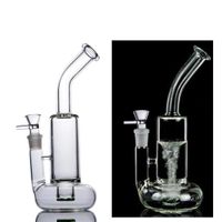 11 inches Glass Beaker Bongs Tornado Lifebuoy Base Cyclone Percolator Bongs Fristted Disc Glass Water Pipes Tobacco Oil Dab Rigs Hookahs