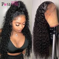 Lace Wigs Malaysian Curly Human Hair Frontal Glueless Bleached Knots Pre Plucked Remy 13x4 Front 180 Density