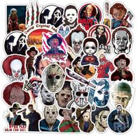 10 30 50pcs pack Horror Movies Group Graffiti Stickers For Notebook Motorcycle Skateboard Computer Mobile Phone Cartoon Toy Box Car