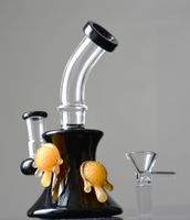 Hookahs Dab rig Thick Glass Water Bongs Smoking Glass Pipes ...
