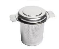Stainless stee Tea Tools infuser mesh basket strainer loose leaf SS304 teapot filter spice fine leak big with lid