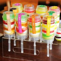 Ice Cream Cake Container Push Up Pop Containers Plastic Food...
