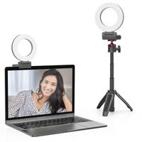 Flash Heads VIJIM CL07 Video Ring Light Selfie With Clamp Tripod For IPad Laptop PC Webcam Conference Meeting Live Vlog