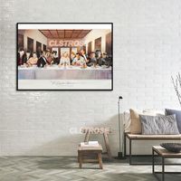 Paintings Figure Canvas Painting Wall Art Star Poster On Dining Table Home Decoration Bedroom And Living Room Frameless Style