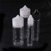 Unicorn empty Bottles Pen Style E-Liquid Vape Juice Plastic PE Emptys Bottle 30ml-60ml-100ml-120ml with big mouth capsa35