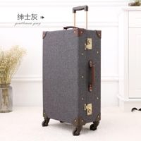 Suitcases UNIWALKER 20&quot; -26&quot; Vintage Travel Trolley Luggage Suitcase With Combination Lock Rolling Spinner Wheels