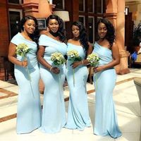 Elegantes Vestidos De Dama De Honor Azul Cielo al por mayor a precios  baratos | DHgate