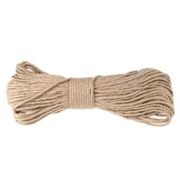 Garen 100 meter natuurlijke touw koord jute touw string cadeau pakking tag voor accessoire DIY tuinieren ornament (Patte