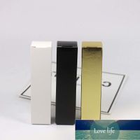 Scatola di carta dorata / bianca / nera riciclabile per labbra lucida / tubo balsamo