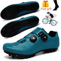 Professional SPD Cycling Shoes Men Bicycle Cycling Sneakers MTB Shoes Anti-slip Road Racing Bike Self-Locking Sports