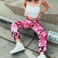Compre al por mayor Pantalones Militares De Color Rosa de bajo precio \u0026 de  calidad con envío gratuito | Es.DHgate