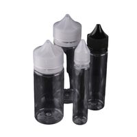 Groothandel 30 ml / 60 ml / 100 ml / 120 ml eenhoorn lege flessen pen stijl e-liquide vape juice plastic PE-fles met grote mond cap
