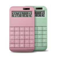 12 digit large screen button Calculators solar dual power supply calculator student ffice & School Supplies 3 colors