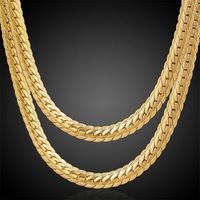Цепи 6 мм Фокстель Мужские Ожерелье Экологически чистое золото заполнено Choker для женщин 2021 Модные Украшения Подарки оптом
