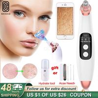 Visible Face Nose Blackhead Remover WiFi Camera Vacuum Suction LED Display Visual Pore Pimple Deep Cleaner Skin Care Tool 220110
