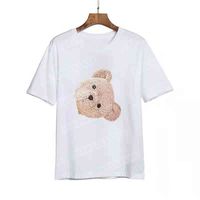 Women's T-Shirt Designer fashion T shirt men and women couples loose large size teddy bear high street letter printing short sleeves VV62
