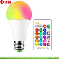 Farbwechselglühbirne E27 mit Fernbedienung Dimmable Multicolor RGB LED-Lampe 220V dekorative LED-Leuchten für Schlafzimmer-Party