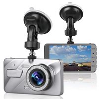 Fotocamere digitali Elrvike Hidden Hidden High Definizione 1080p Night Vision Car Anteriore e posteriore Dual Lens Inversione dell'obiettivo di Dash Cam