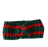 2021 Turbante Elástico Headbands de lã malha faixas de cabelo para homens e mulheres letra marca inverno headband quente
