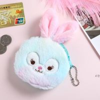 어린이 선물 배낭 만화 귀여운 토끼 어린이 장난감 동전 지갑 소녀 이어폰 저장 가방 ZZF12488