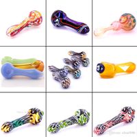 Glass smoking pipe MANUFACTURE hand pipes spoon amazing head...