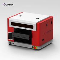 Skrivare Domsem Inkjet Multifunktion Mini Printer Thermal Imprimante Tryckmaskin för PO-logotypmönster Telefonväska Impressora Est